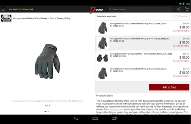 DVOR android App screenshot 2